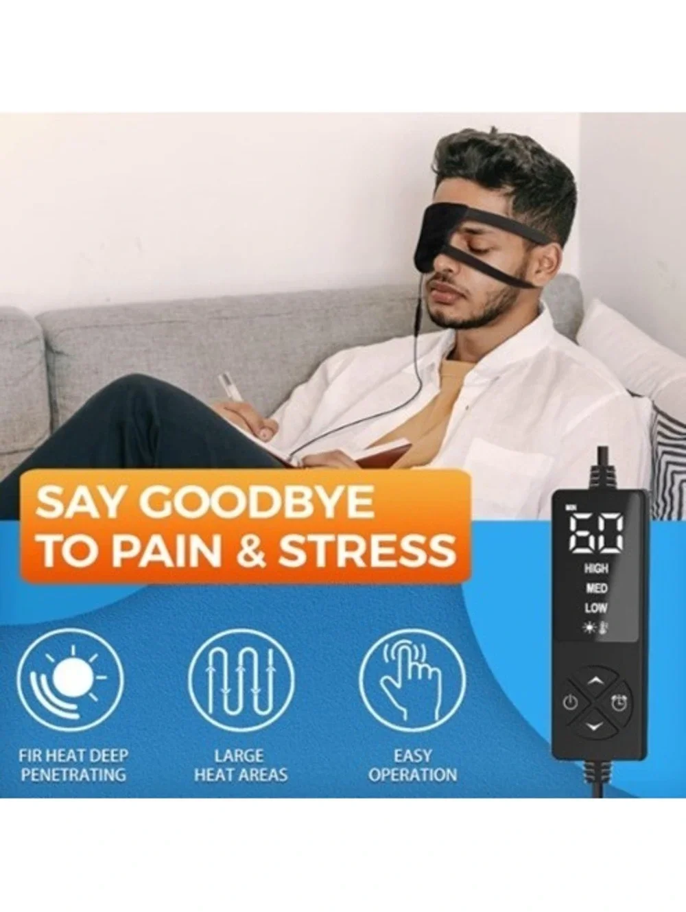 Moist Heat Stye Eye Compress Heating Pad for Single Stye Eye Treatment